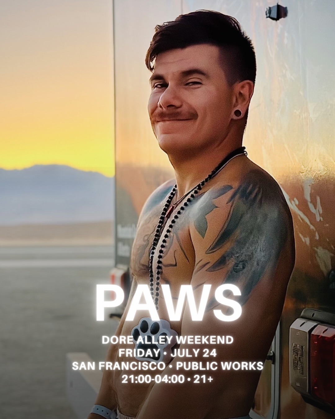Paws — Alchemy at Public Works, Dore Alley Weekend, July 24