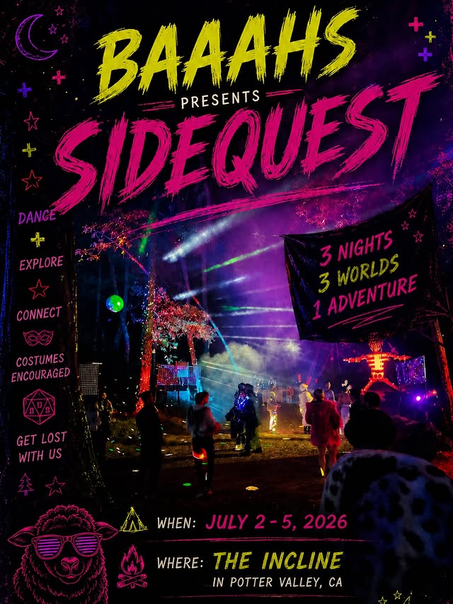 BAAAHS Camp Out poster